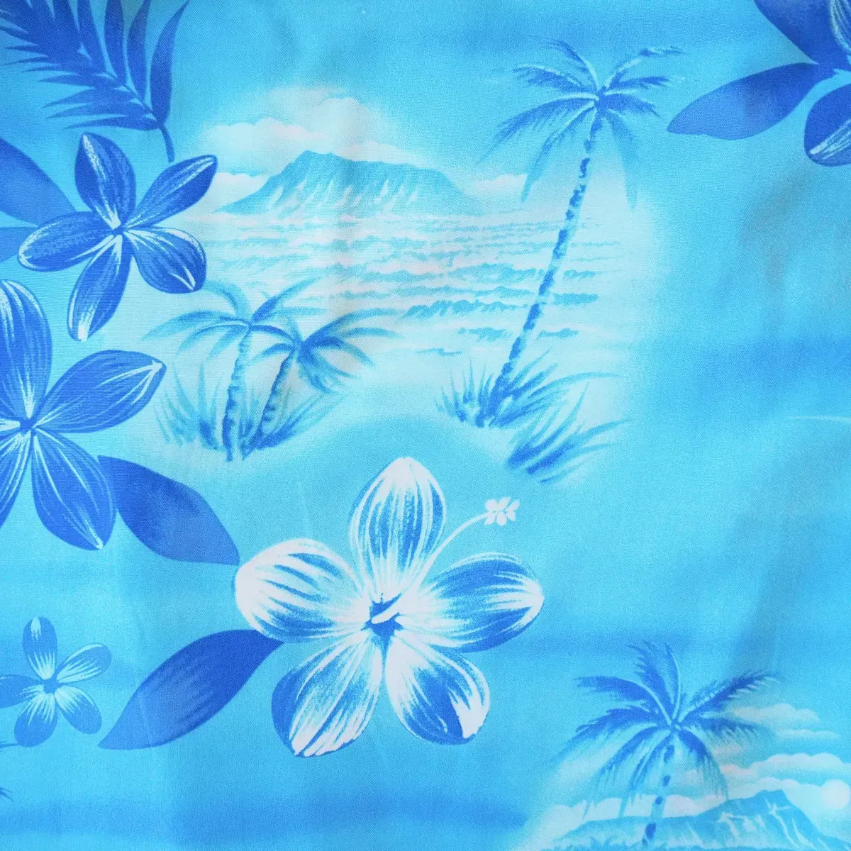 Aurora blue hawaiian tank dress