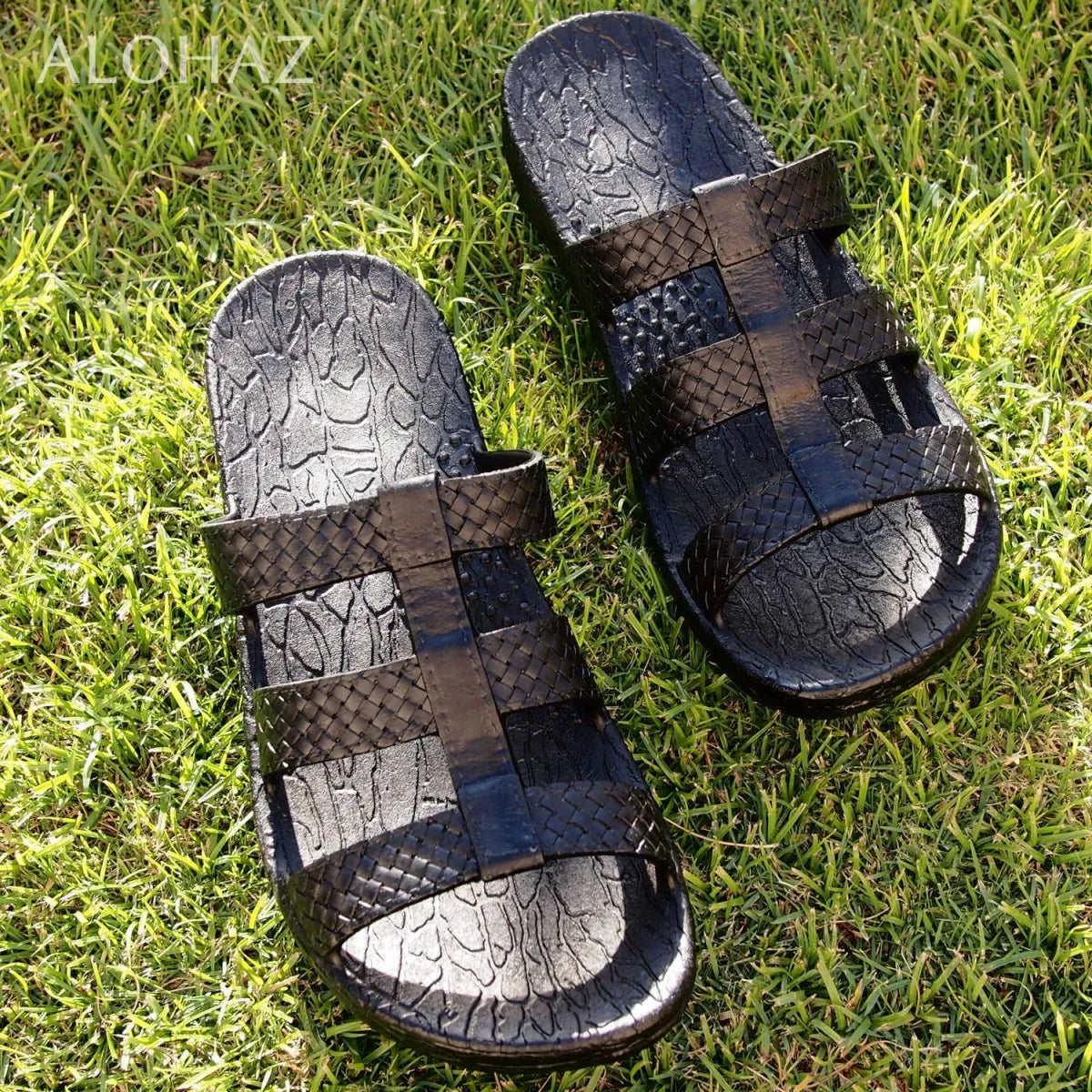 Black jaya jandals® - pali hawaii jesus sandals