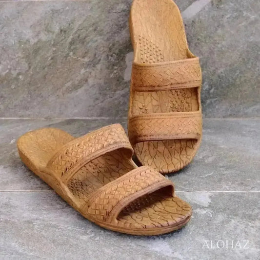Golden brown classic jandals® - pali hawaii jesus sandals