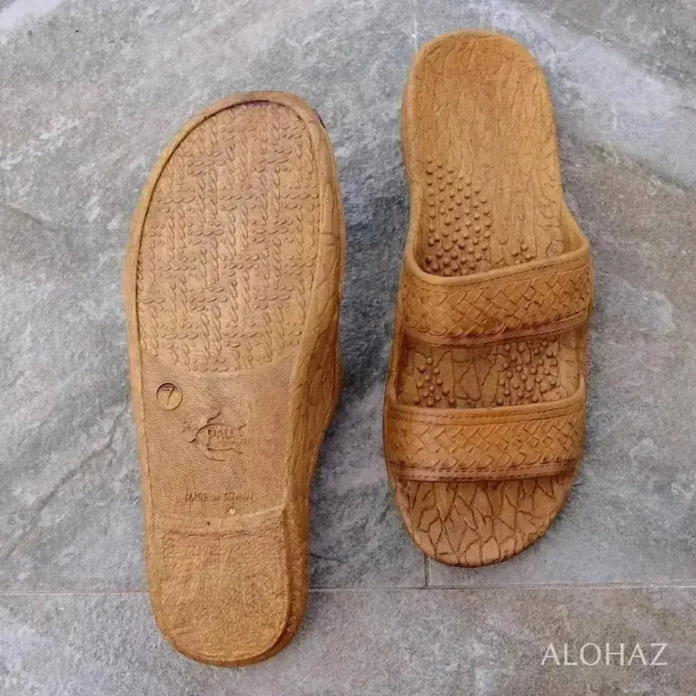 Golden brown classic jandals® - pali hawaii jesus sandals