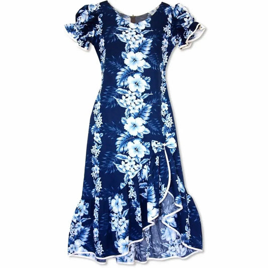 Hanalei blue hawaiian makani dress - alohaz