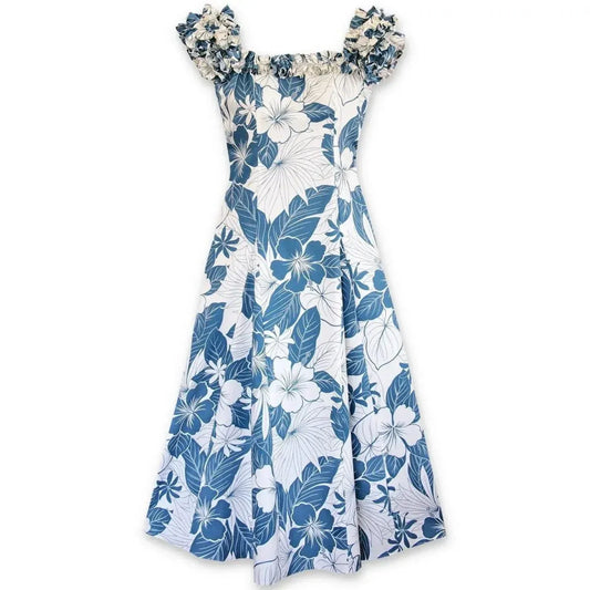 Haven blue hawaiian leilani dress - alohaz