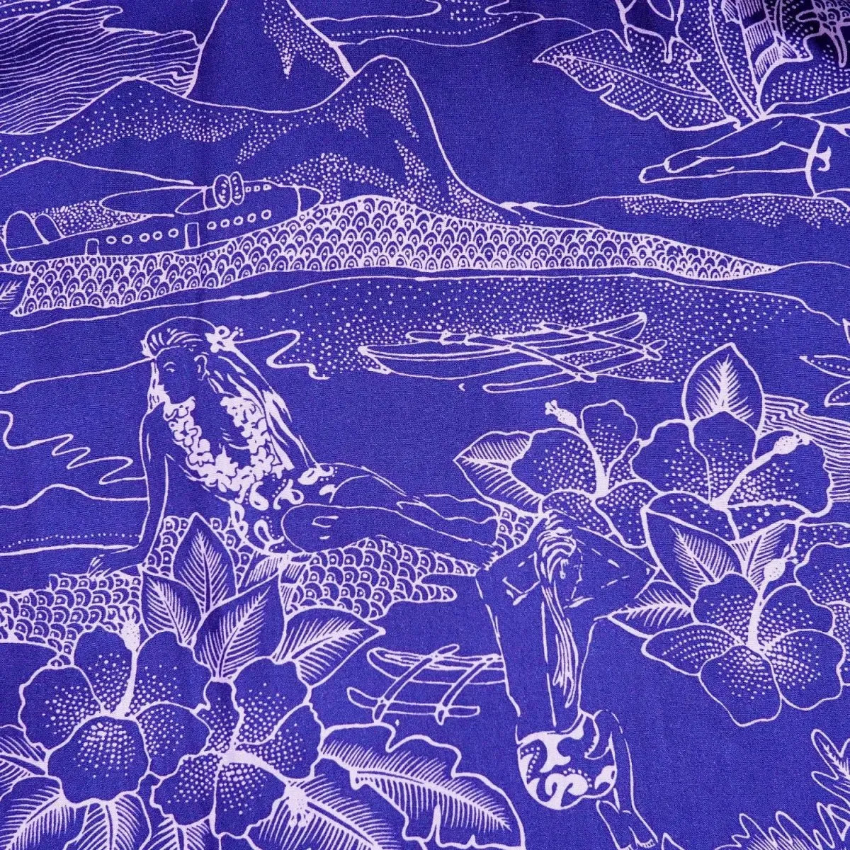 Island hop purple hawaiian rayon shirt - alohaz