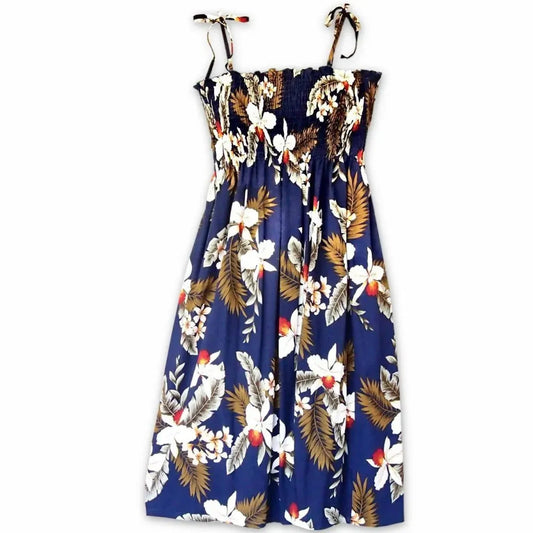 Majestic blue hawaiian moonkiss short dress - alohaz