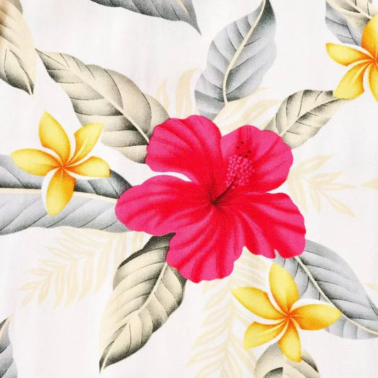 Makaha cream hawaiian moonkiss dress - alohaz