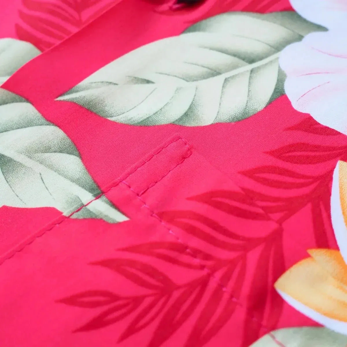 Makaha red hawaiian rayon shirt - alohaz