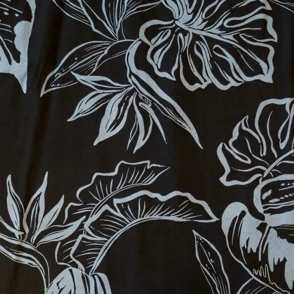 Olomana black hawaiian rayon shirt - alohaz