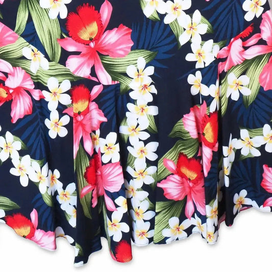 Orchid play blue hawaiian malia dress - alohaz