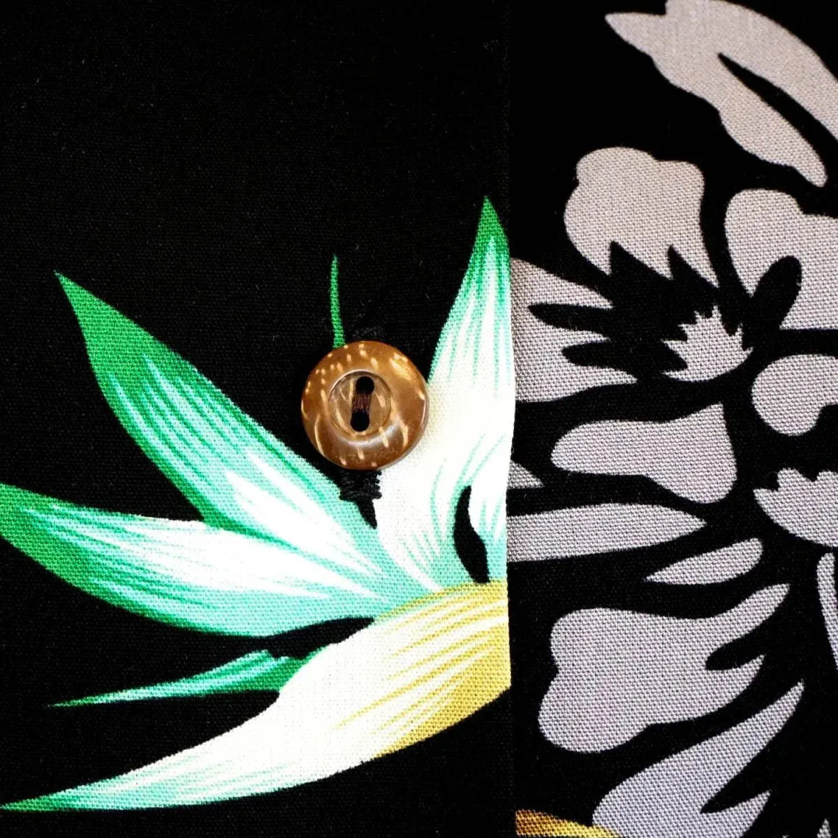 Passion black hawaiian rayon shirt - alohaz