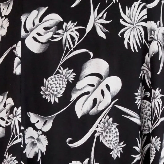 Pineapple paradise black hawaiian darling dress - alohaz