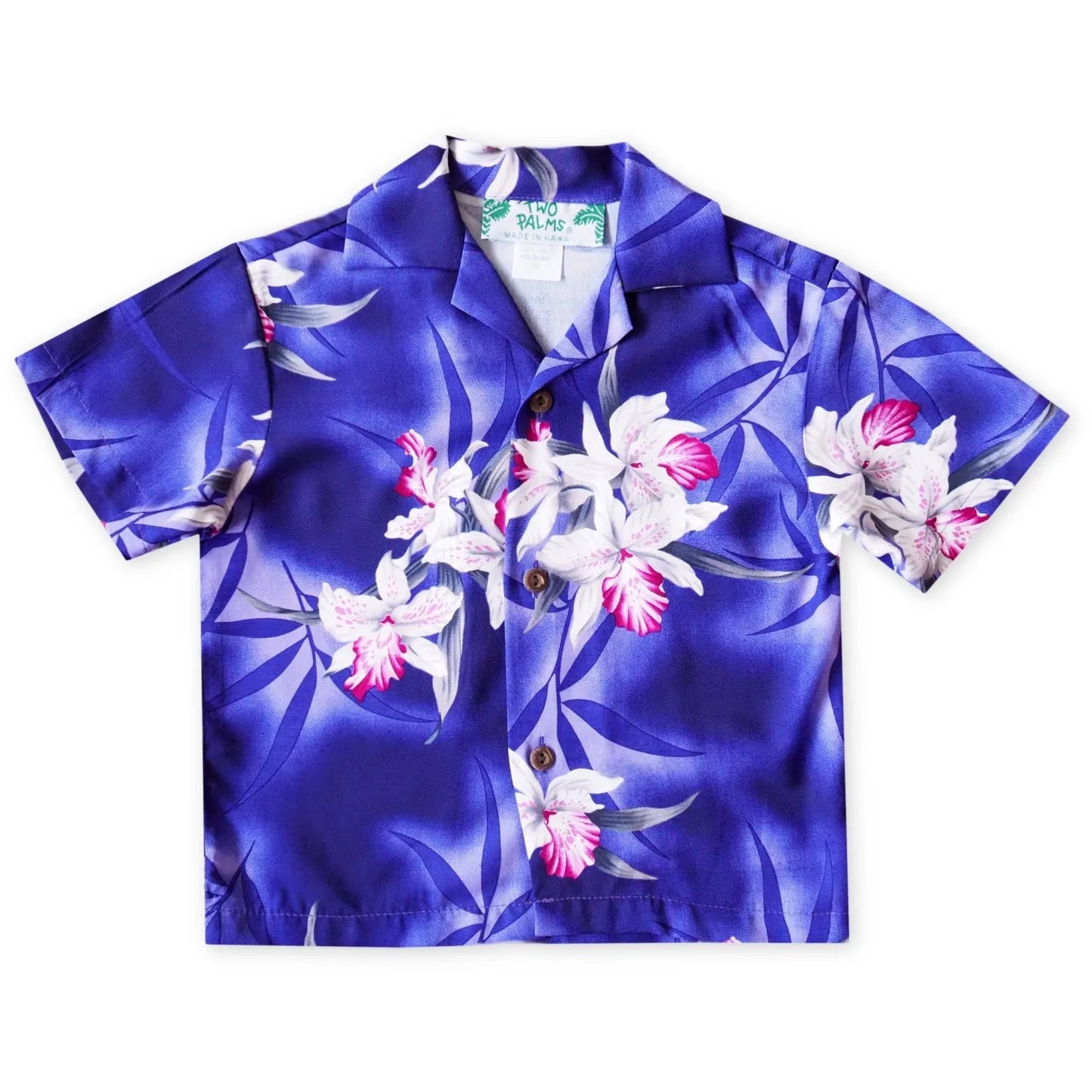 Poipu purple hawaiian boy shirt - alohaz