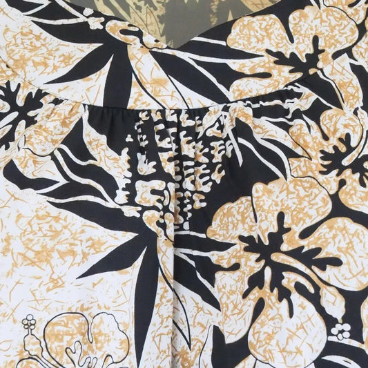 Sweet pineapple black hawaiian muumuu - alohaz