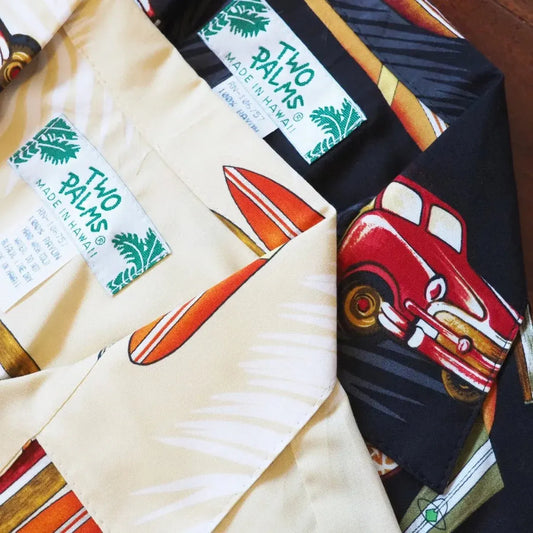 Woody cruiser cream hawaiian aloha rayon shirt - alohaz