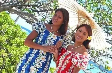 Hawaiian dresses & blouses