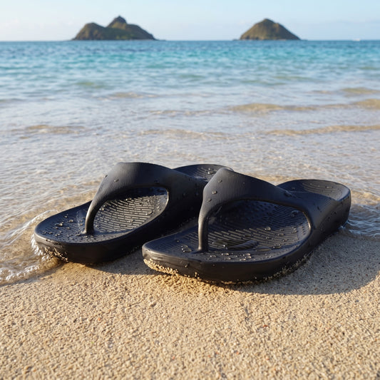 black flip™ -  pali hawaii flip flops