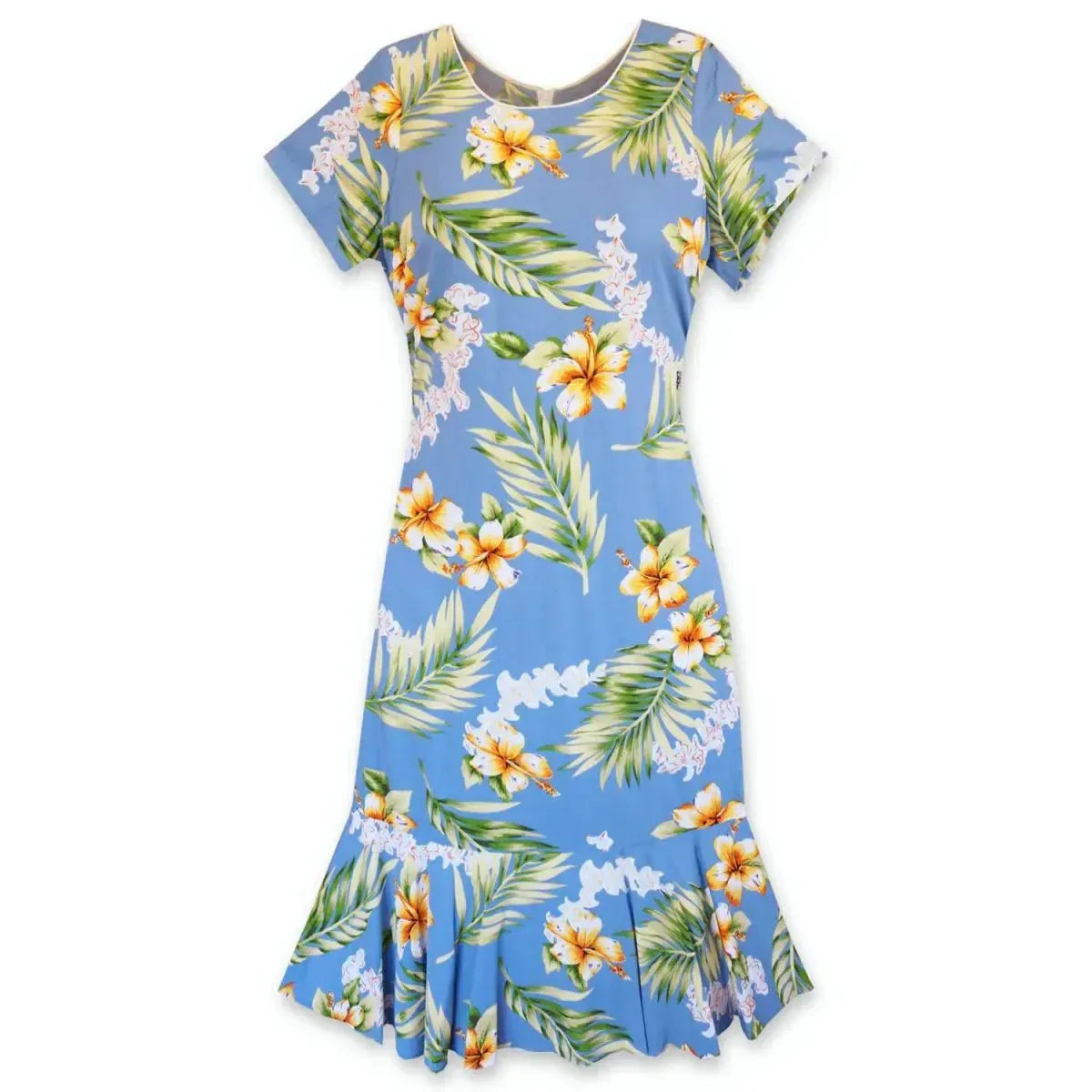 Atoll blue hawaiian laka dress - alohaz
