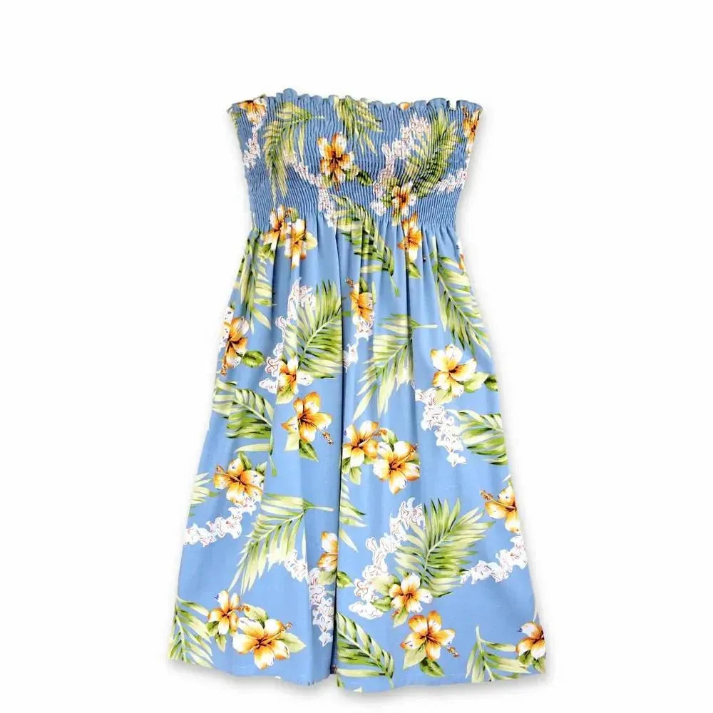 Atoll blue hawaiian moonkiss short dress - alohaz