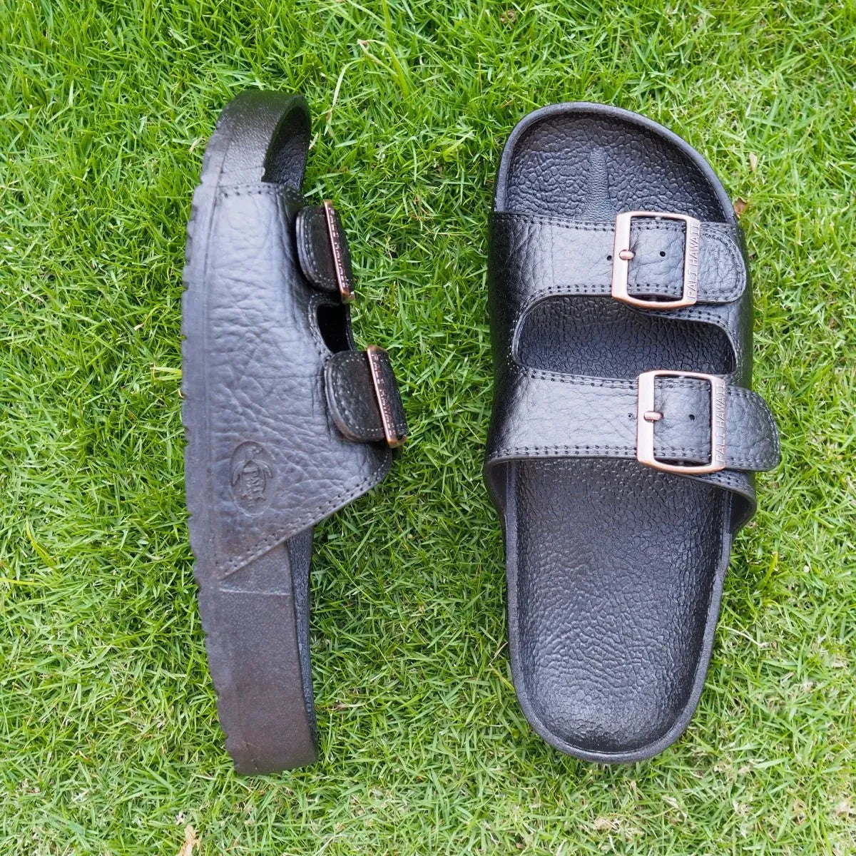 Black buckle jandals® - pali hawaii jesus sandals - alohaz