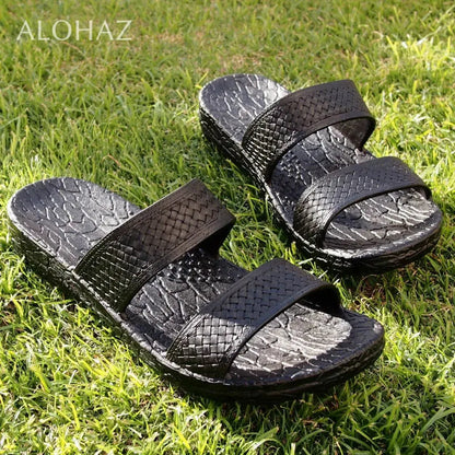Black jane jandals® - pali hawaii jesus sandals - alohaz