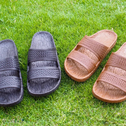 Black jon jandals® - pali hawaii jesus sandals - alohaz