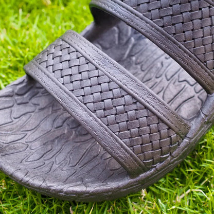 Black jon jandals® - pali hawaii jesus sandals - alohaz