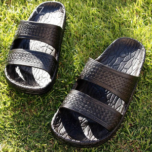 Black jon jandals® - pali hawaii jesus sandals