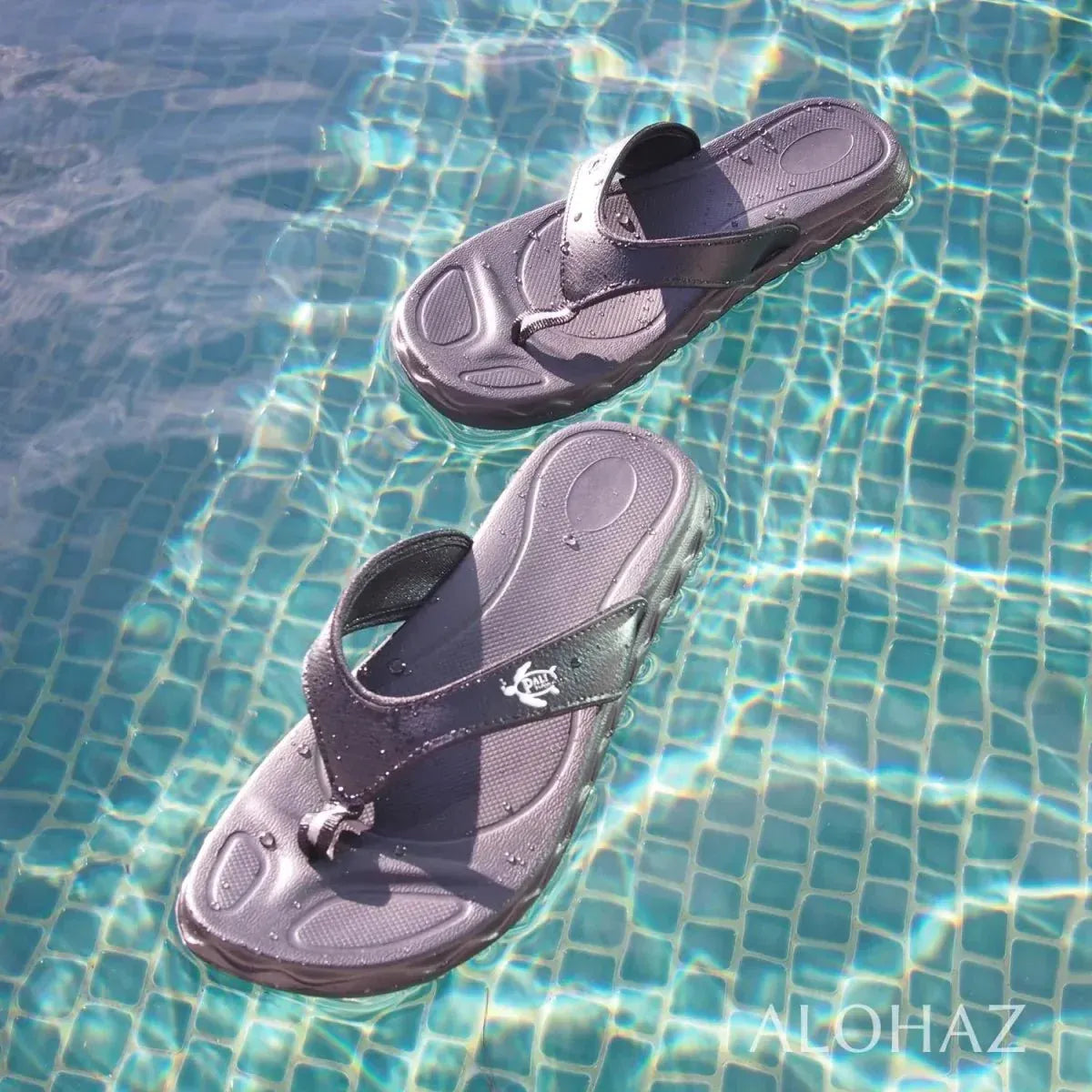 Black kona™ - pali hawaii flip flops - alohaz