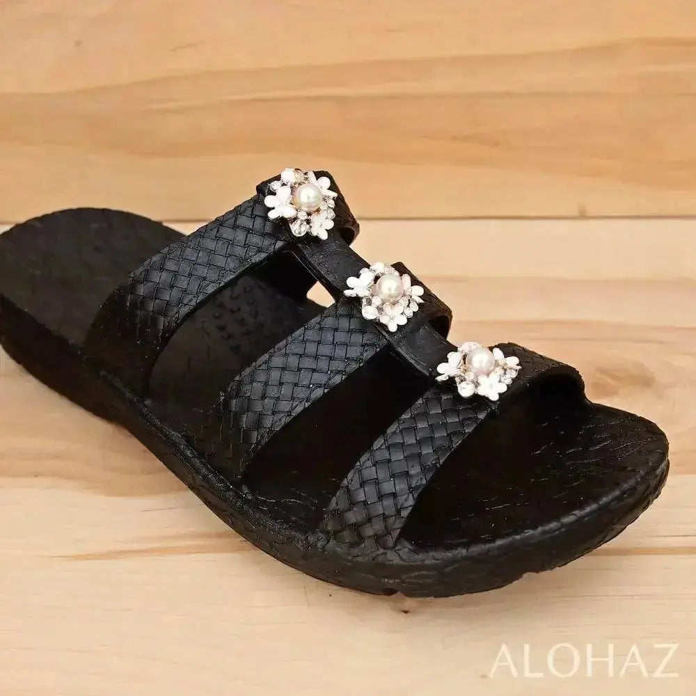 Black pearl jam jaya jandals® - pali hawaii jesus sandals