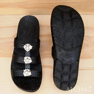 Black pearl jam jaya jandals® - pali hawaii jesus sandals