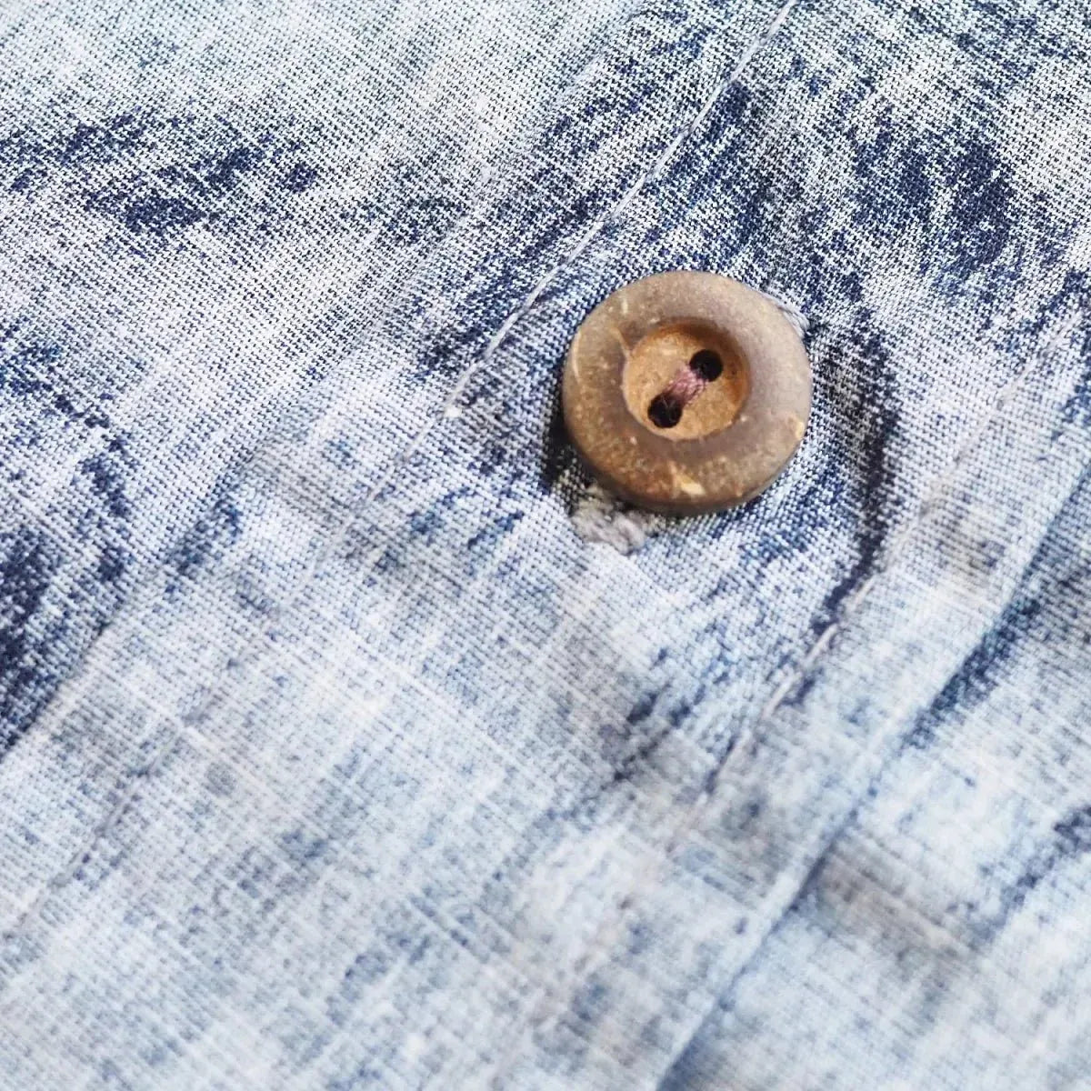 Blue palm beach reverse print hawaiian cotton shirt - alohaz