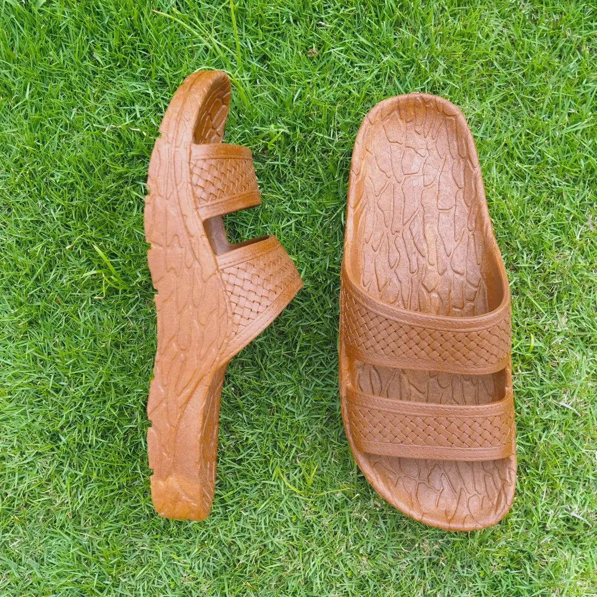 Alohaz brown jon jandals pali hawaii Jesus sandals