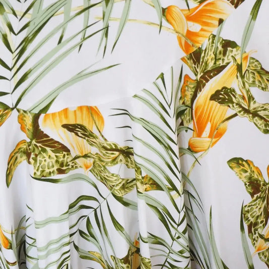 Calla white hawaiian malia dress - alohaz