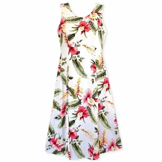 Cloud cream hawaiian darling dress - alohaz