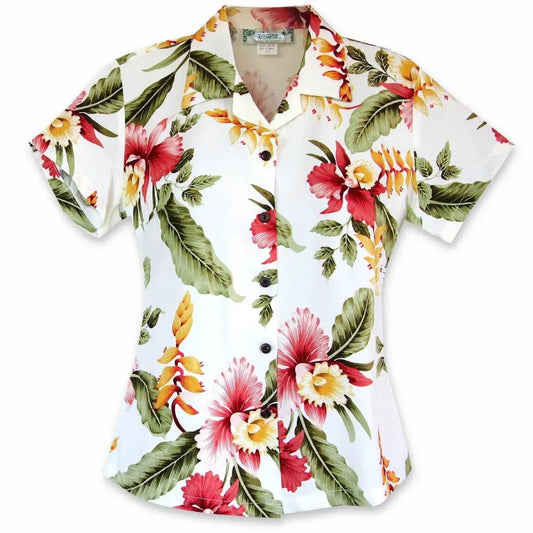 Cloud hawaiian lady blouse - alohaz