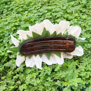 Eden cream hawaiian flower hair clip