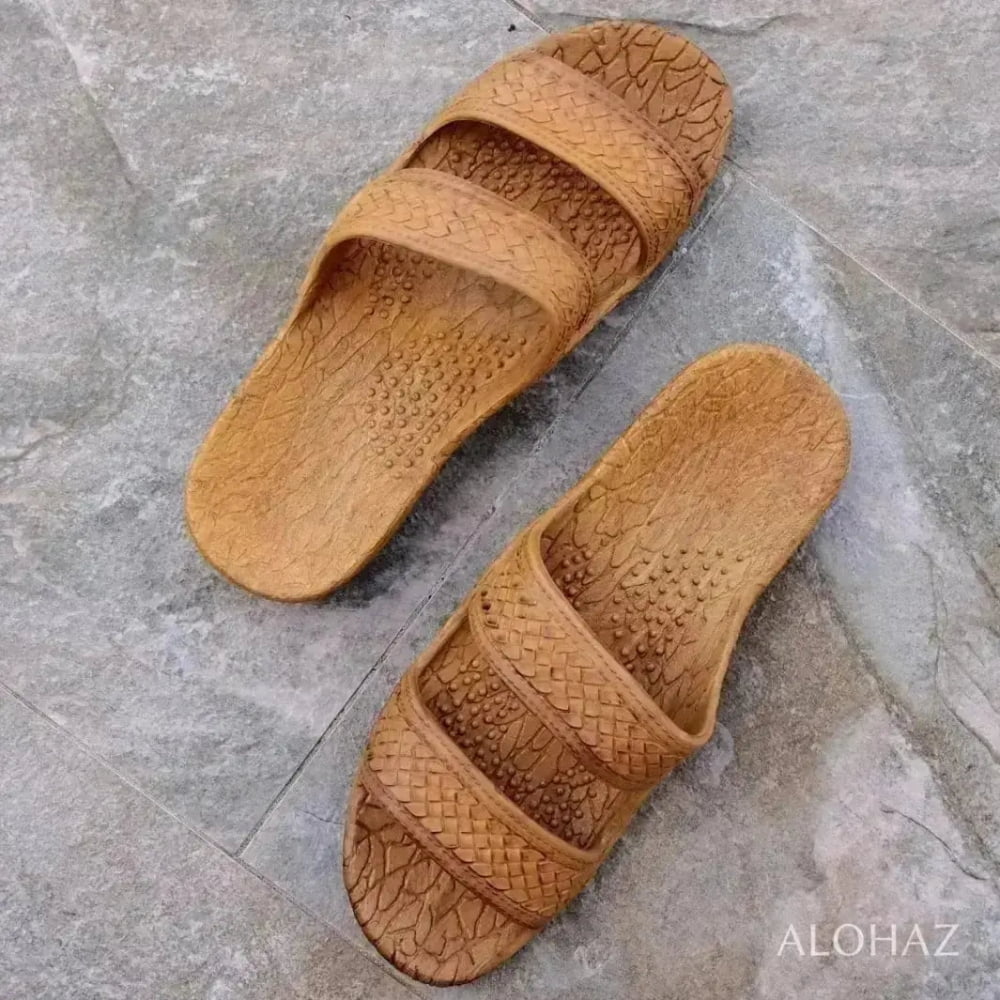Golden brown classic jandals® - pali hawaii jesus sandals