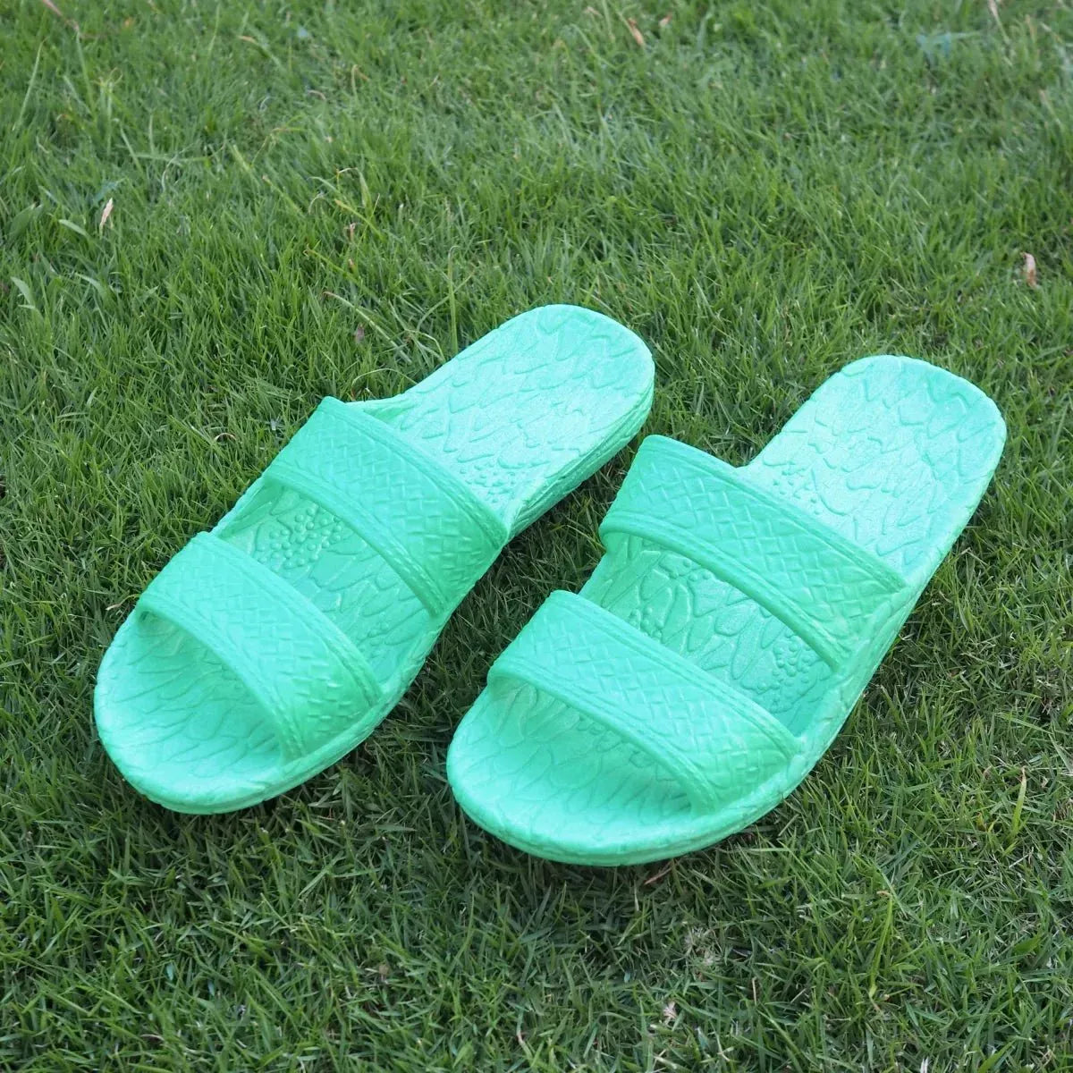 Green classic jandals® - pali hawaii jesus sandals - alohaz