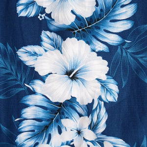Hanalei blue hawaiian cotton shirt