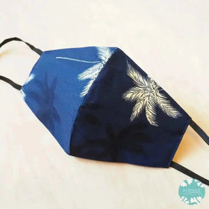 Hawaiian face mask ~ blue palm beach