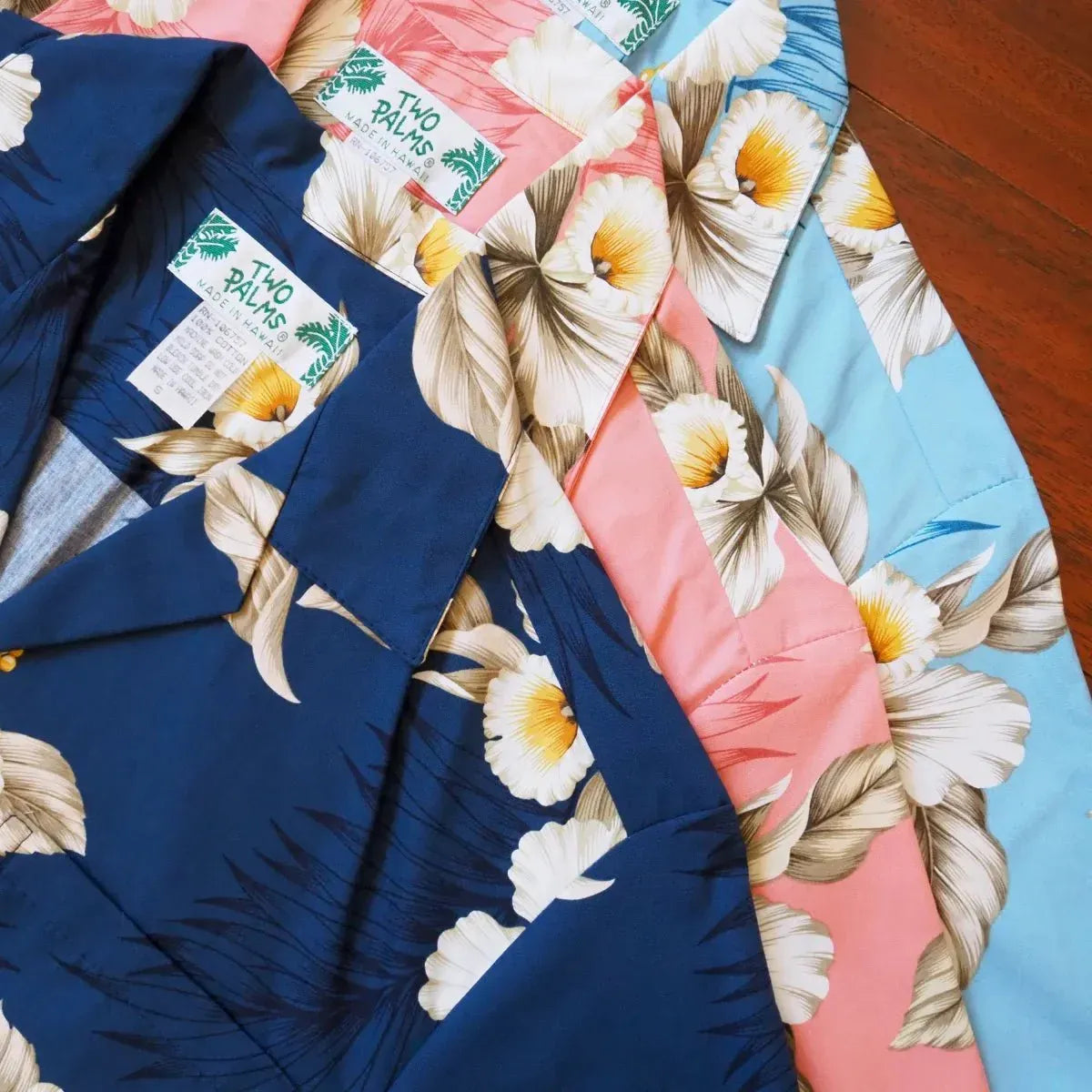 Hibiscus joy navy hawaiian cotton shirt - alohaz