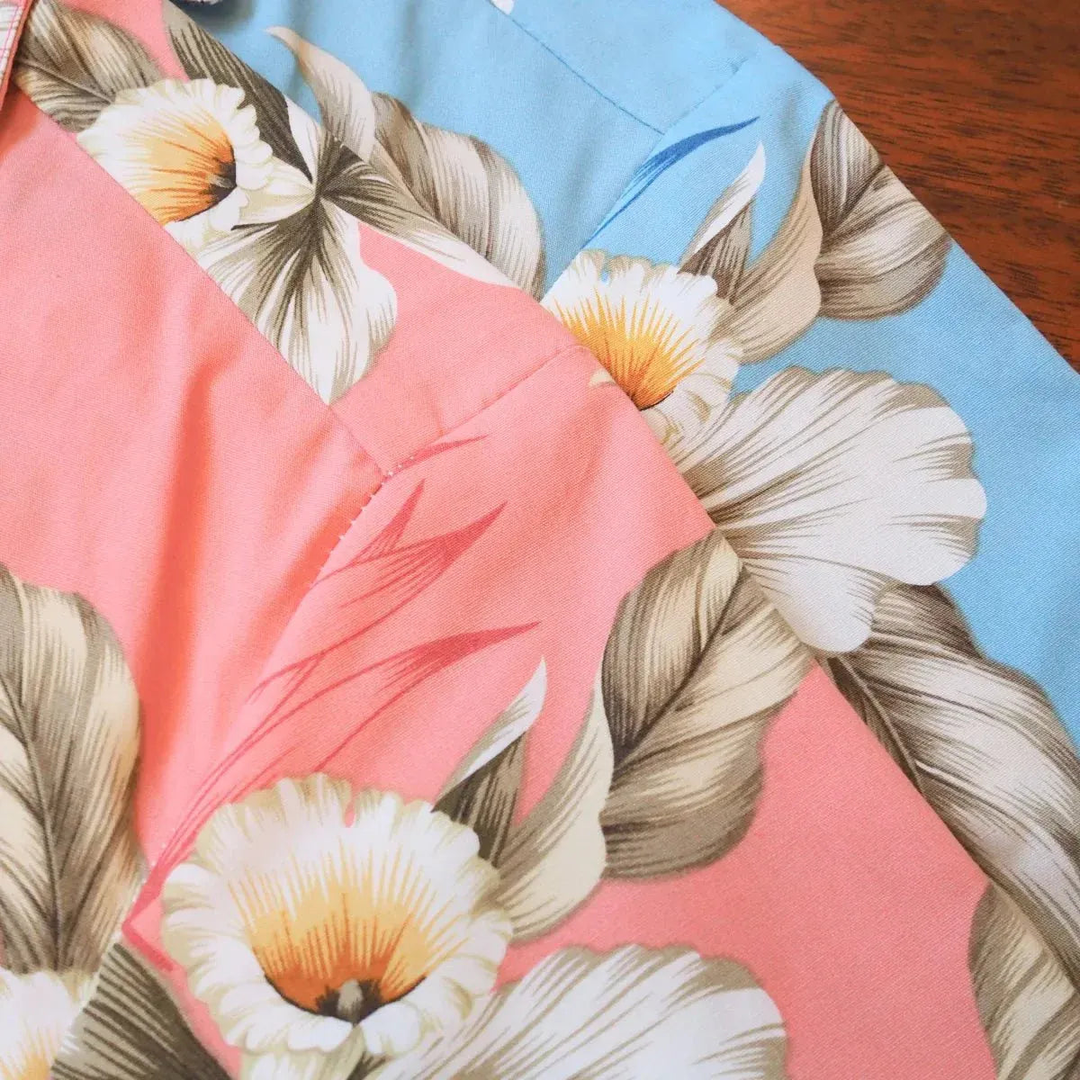 Hibiscus joy pink hawaiian cotton shirt - alohaz