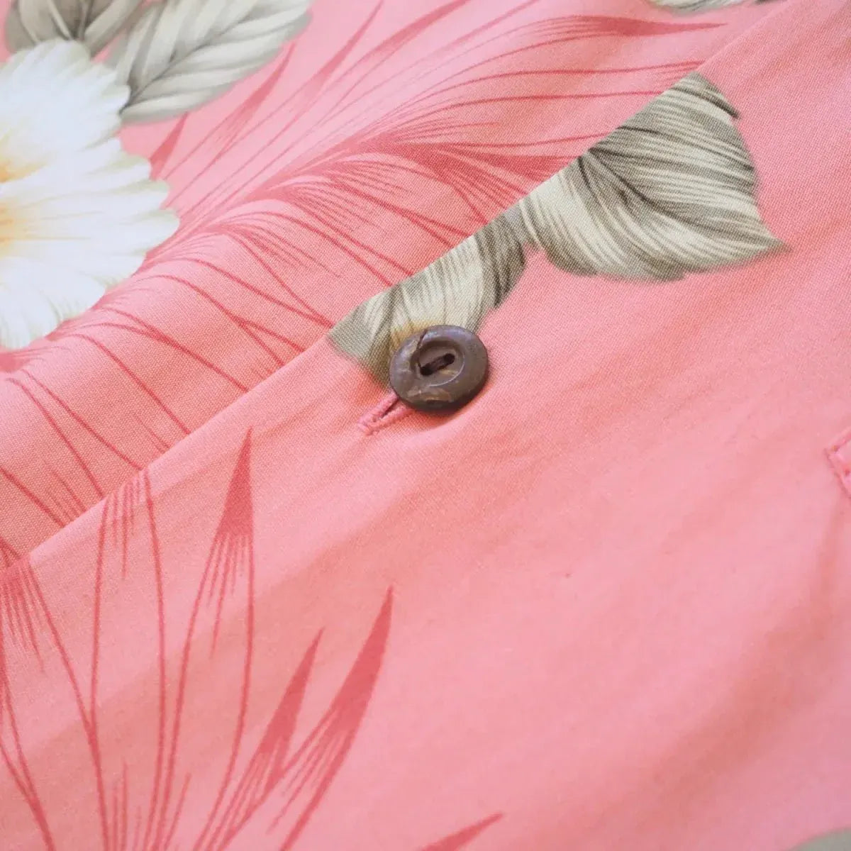 Hibiscus joy pink hawaiian cotton shirt - alohaz