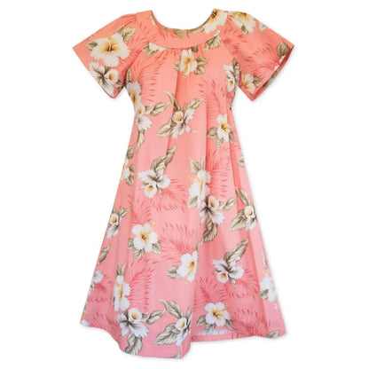 Hibiscus joy pink hawaiian muumuu - alohaz