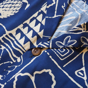 Kaka’ako navy hawaiian rayon shirt