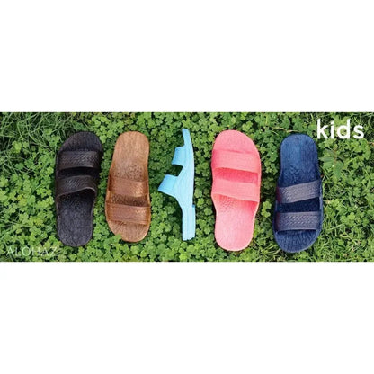 Kids brown classic jandals® - pali hawaii jesus sandals