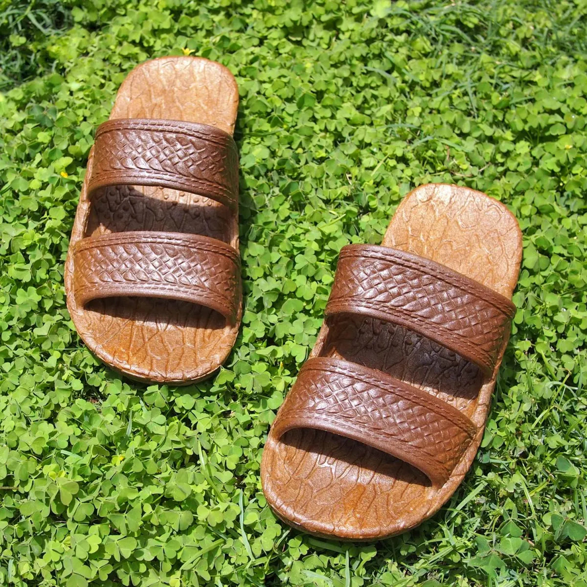 Kids brown classic jandals® - pali hawaii jesus sandals