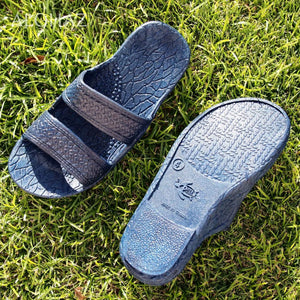 Kids navy blue classic jandals® - pali hawaii jesus sandals