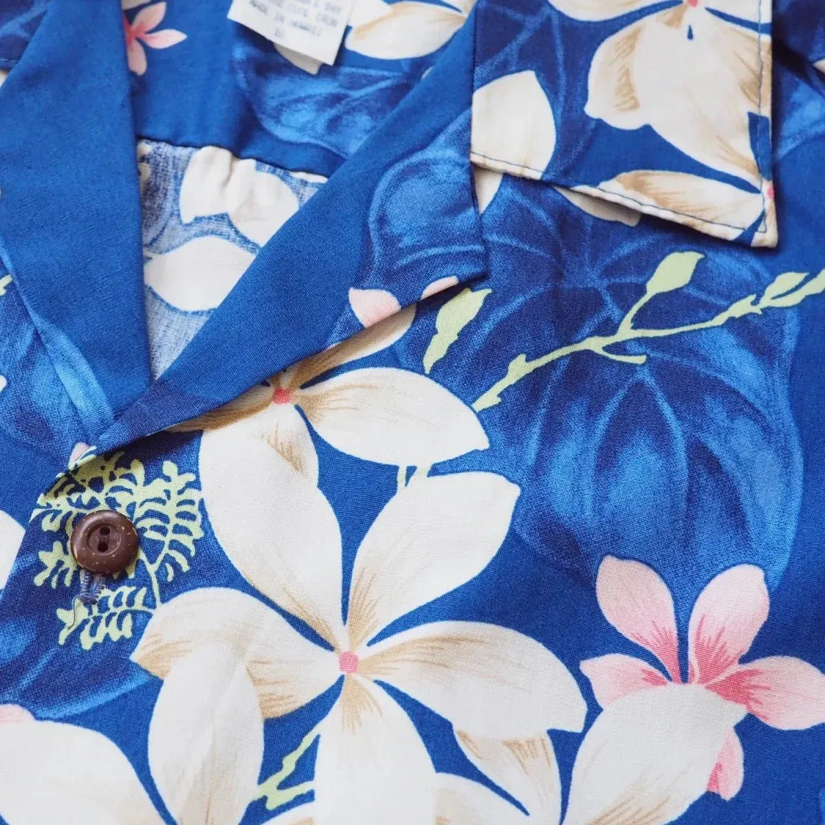 Kuulei blue hawaiian cotton shirt - alohaz