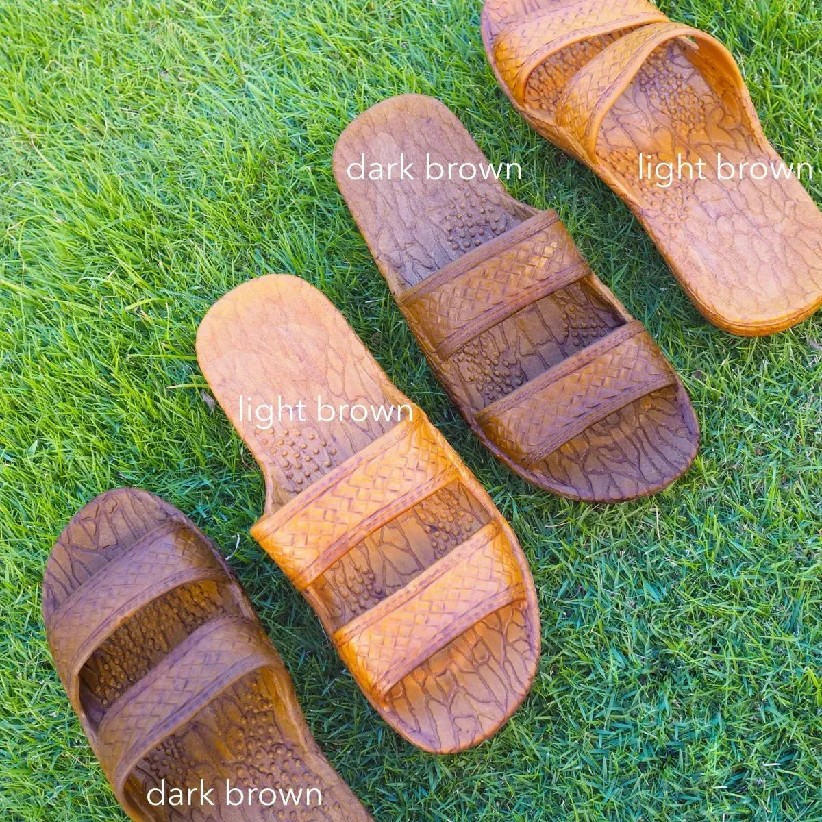 Light brown classic jandals® - pali hawaii jesus sandals
