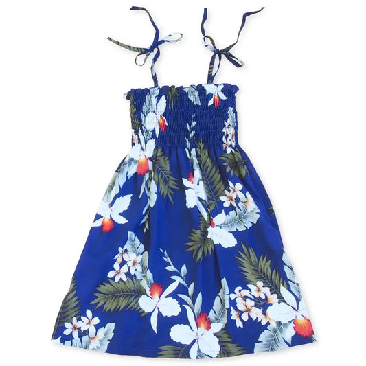 Majestic blue hawaiian girl sunkiss dress - alohaz
